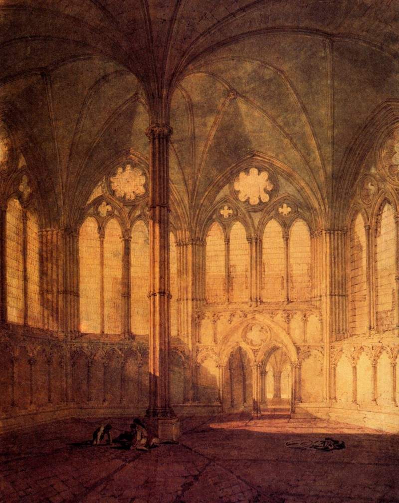 The Chapter House, Salisbury Chathedral — Уильям Тёрнер