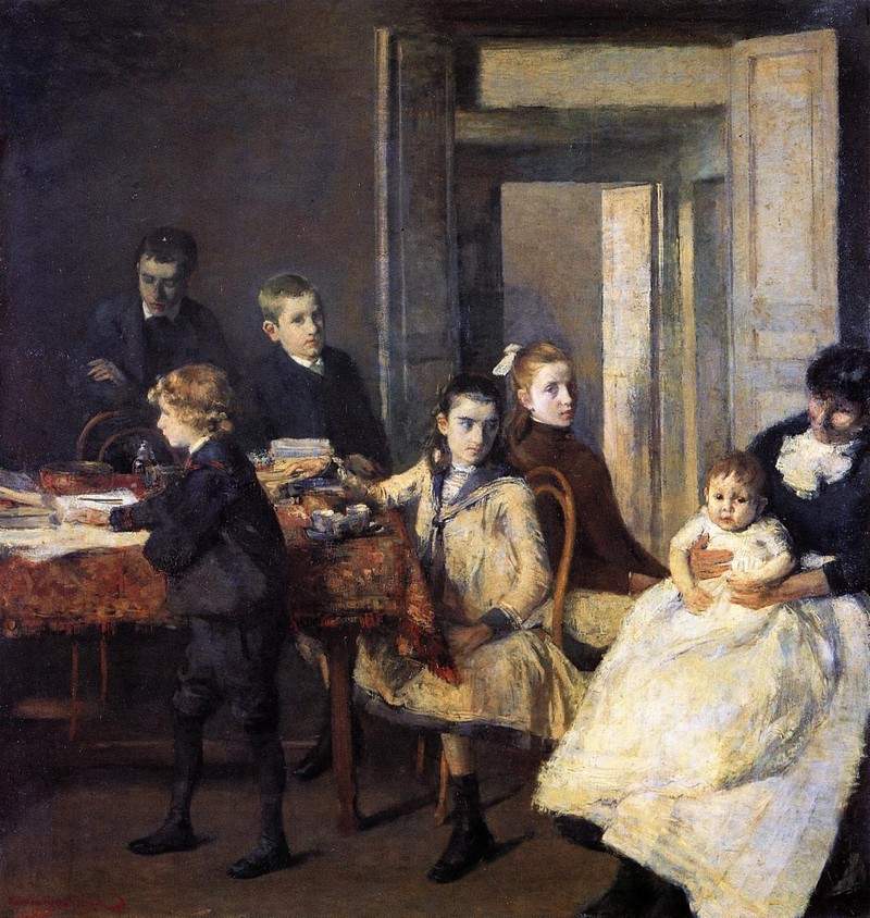 The Children of Francois van Rysselberghe — Тео ван Рейссельберге