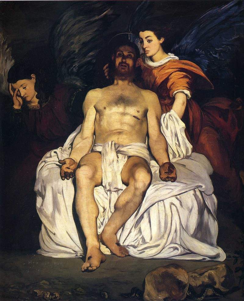 The Dead Christ with Angels — Эдуард Мане