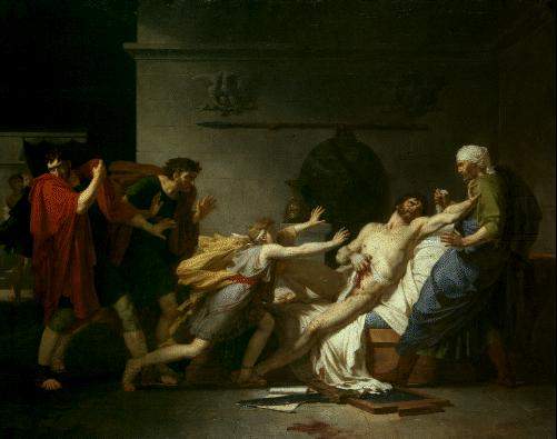 The Death of Cato of Utica — Пьер-Нарцисс Герен