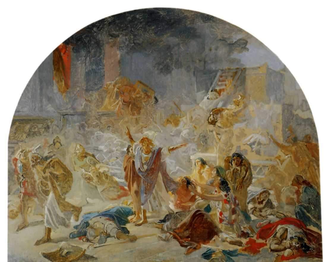 Разрушение Иерусалимского храма — Николай Ге