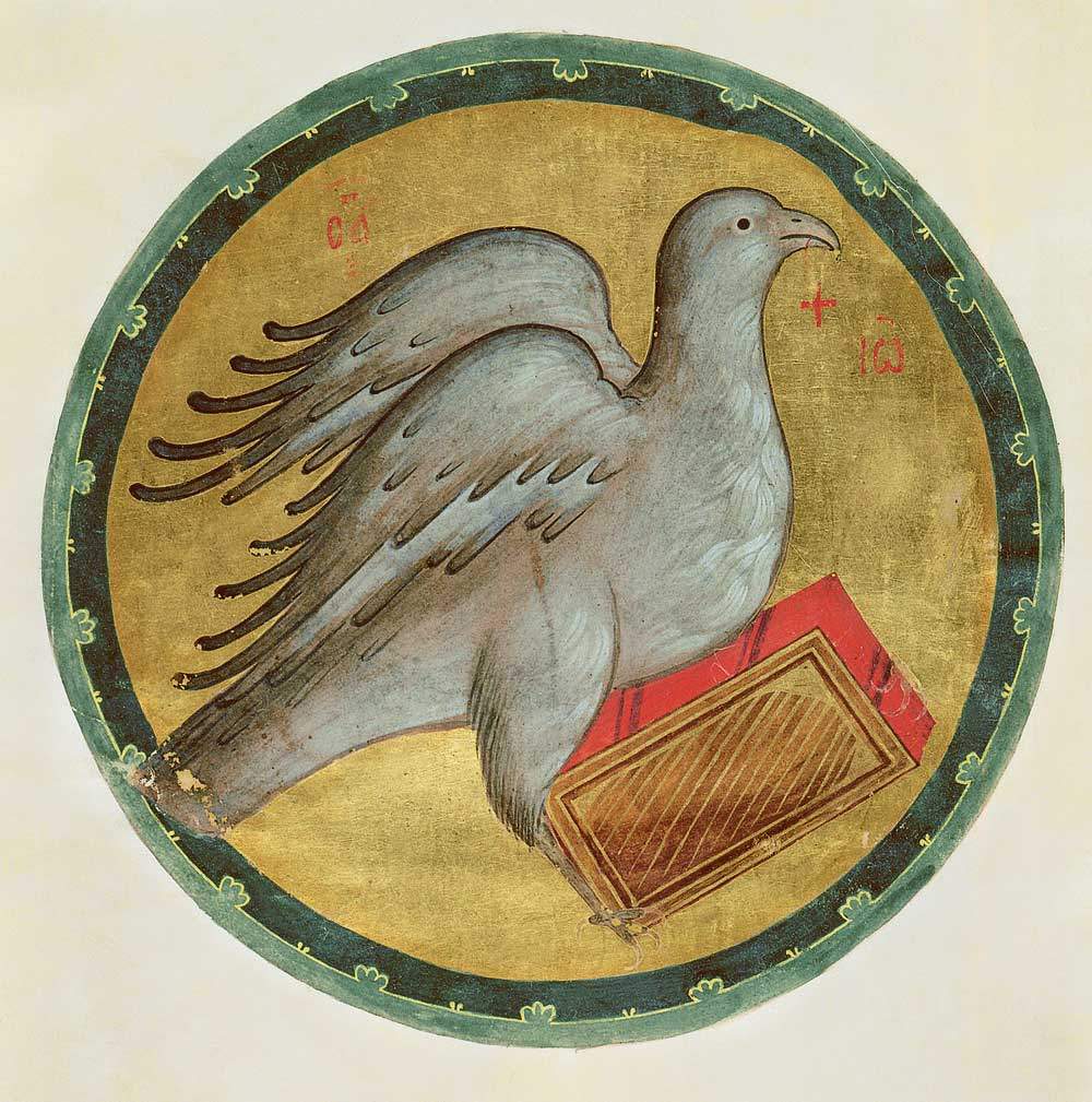 Орел — cимвол евангелиста Иоанна Богослова — Андрей Рублёв