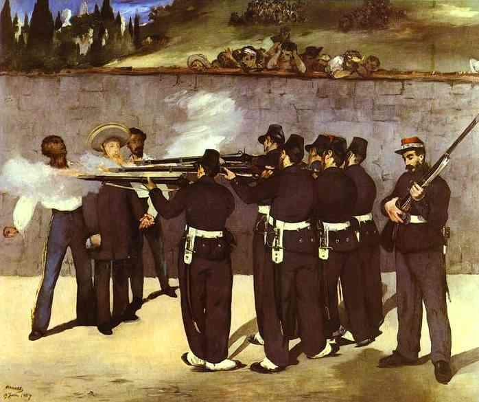 The Execution of the Emperor Maximilian of Mexico — Эдуард Мане