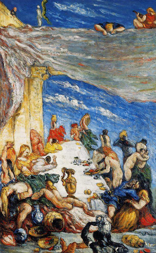 The Feast. The Banquet of Nebuchadnezzar — Поль Сезанн
