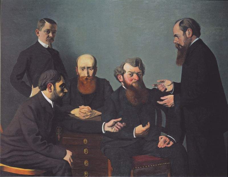 The Five Painters: Bonnard, Vuillard, Roussel, Cottet and Vallotton — Феликс Валлотон