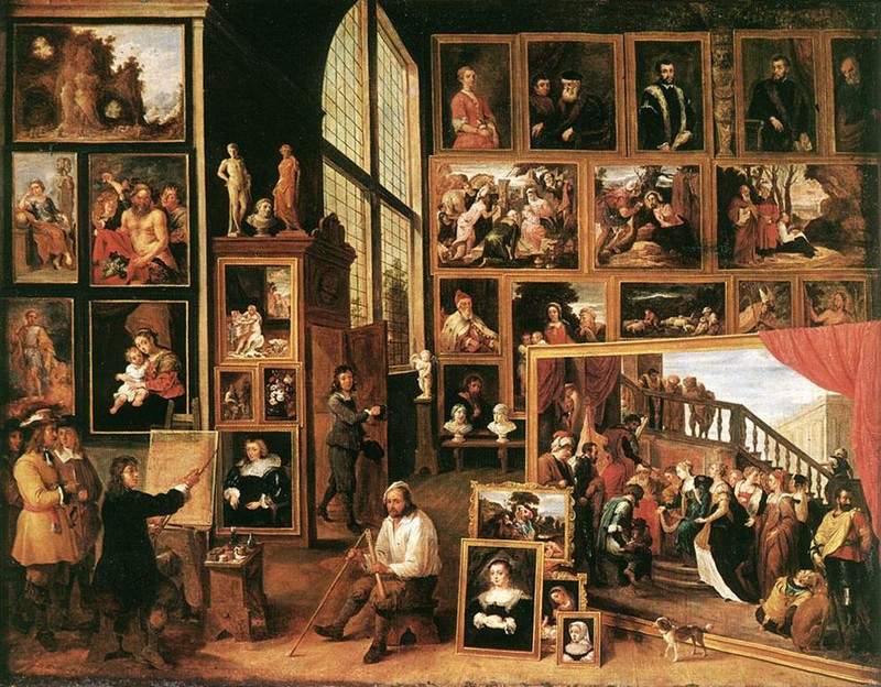 The Gallery of Archduke Leopold in Brussels — Давид Тенирс Младший