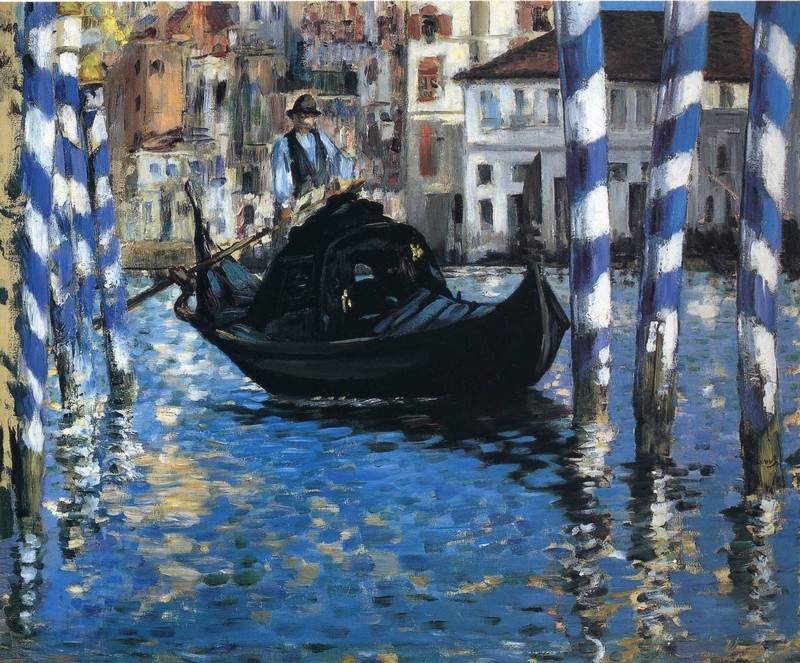The grand canal of Venice (Blue Venice) — Эдуард Мане
