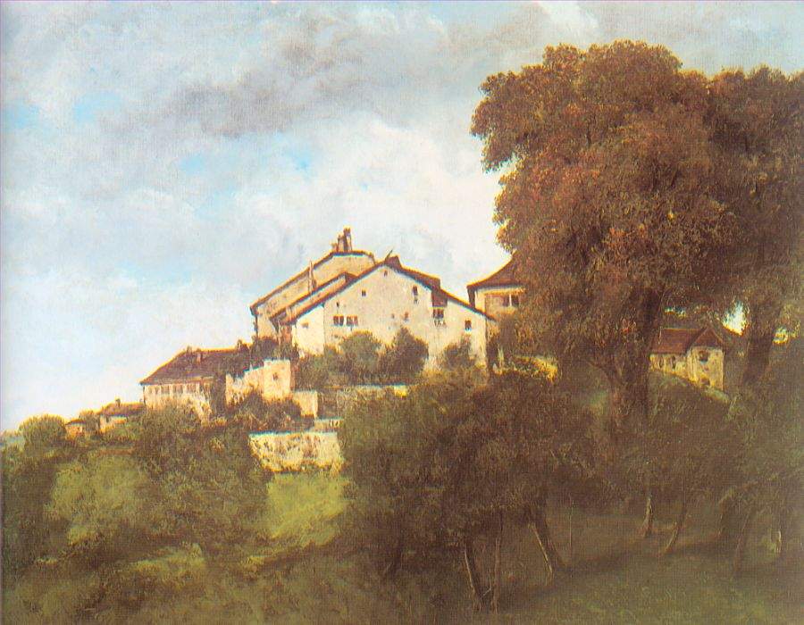 Дома Орнанского замка — Гюстав Курбе