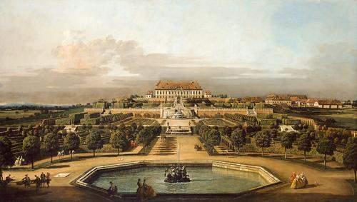 The imperial summer residence, garden — Бернардо Беллотто