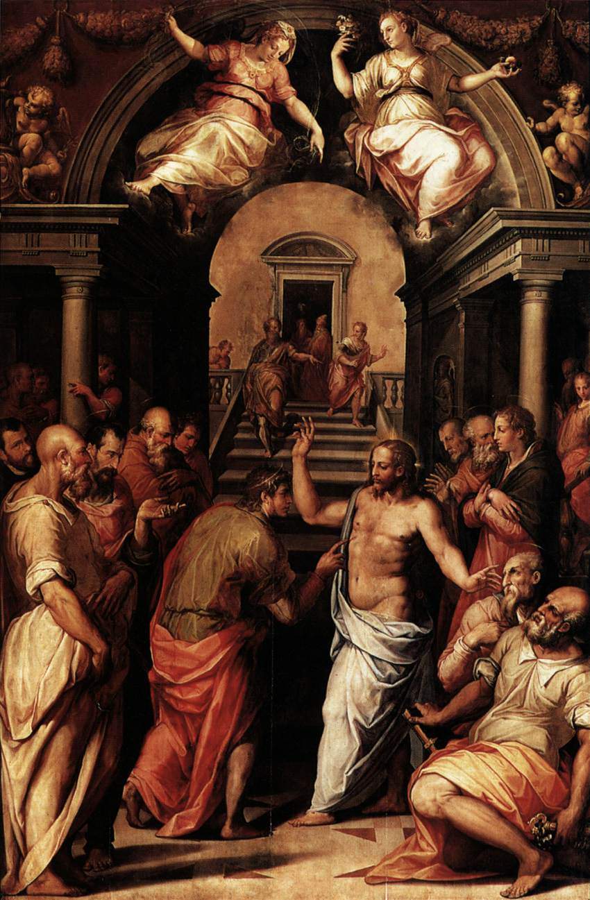 The Incredulity of St. Thomas — Джорджо Вазари