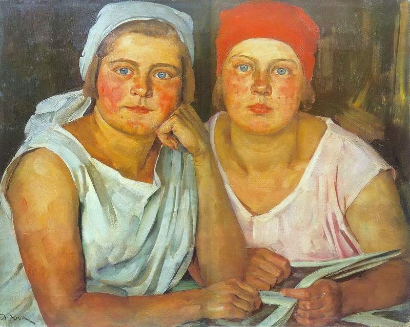 The Komsomol Girls — Константин Юон