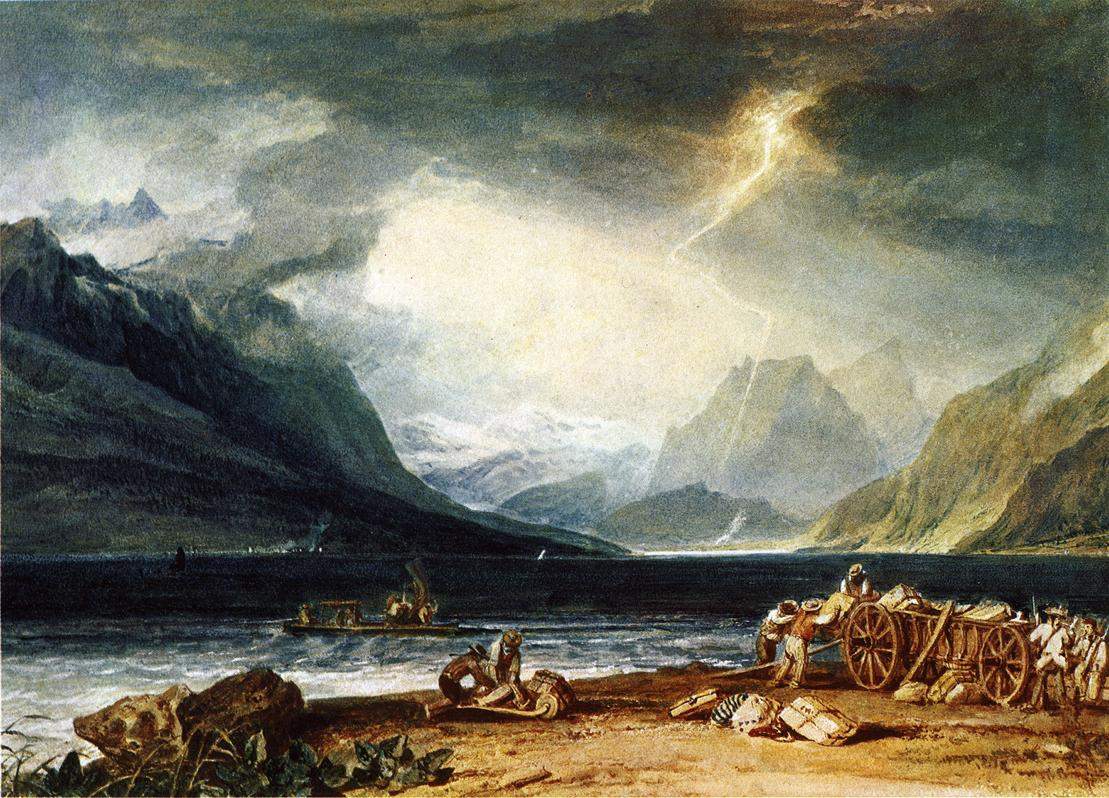 The Lake of Thun, Switzerland — Уильям Тёрнер