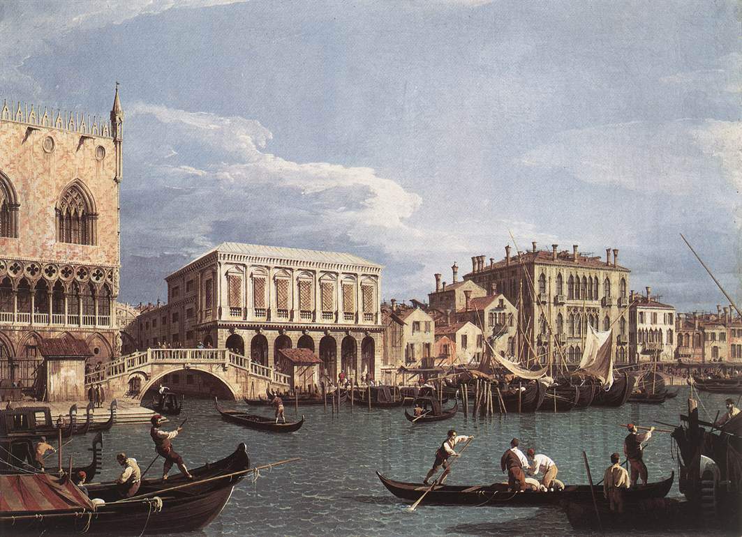 The Molo and the Riva degli Schiavoni from the St. Mark’s Basin — Каналетто