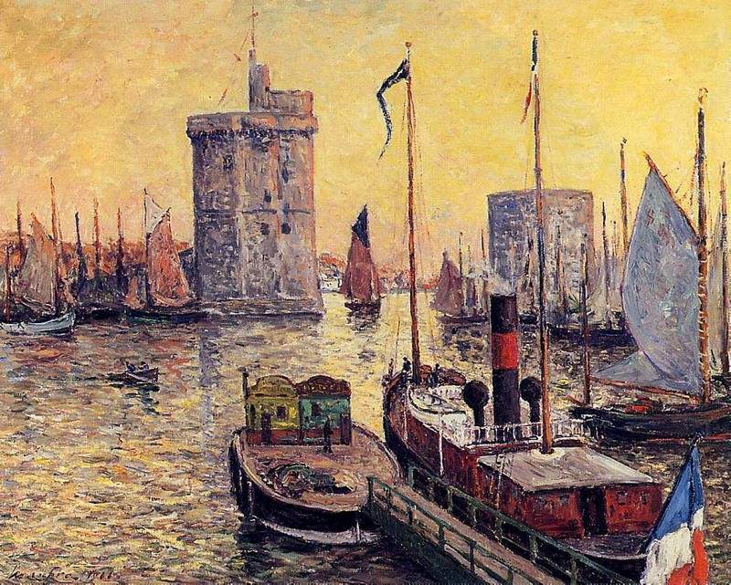 The Port of La Rochelle at Twilight — Максим Мофра