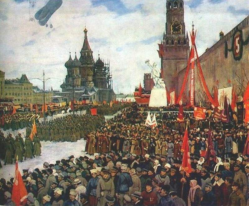 The Red Army parade — Константин Юон