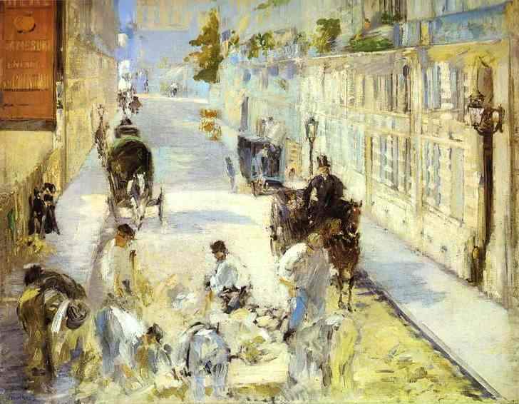 The road-menders, Rue de Berne — Эдуард Мане