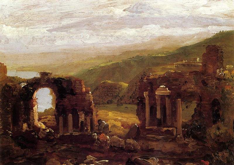 The Ruins of Taormina — Томас Коул