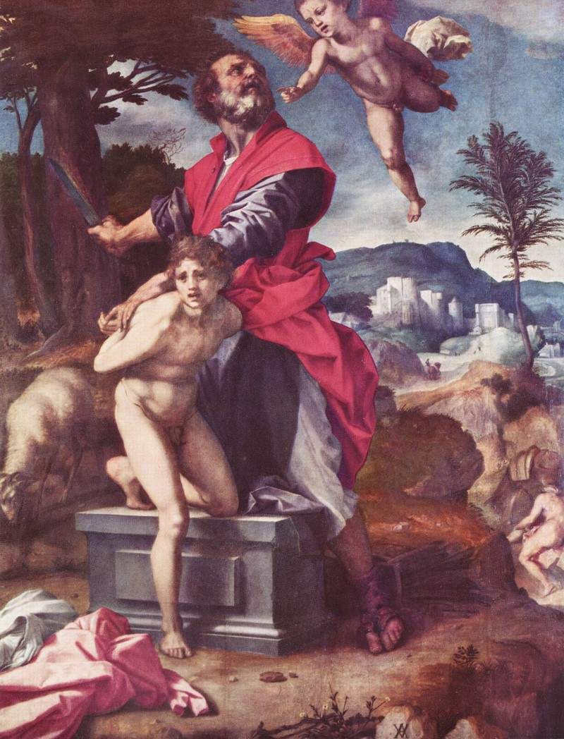 The Sacrifice of Abraham — Андреа дель Сарто