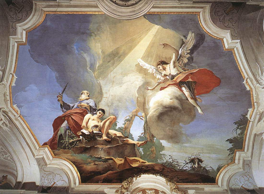 The Sacrifice of Isaac — Джованни Баттиста Тьеполо