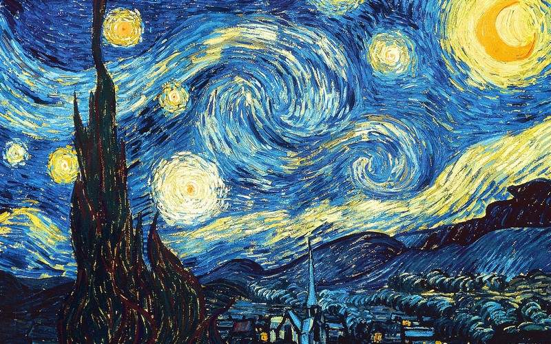 The Starry Night — Винсент Ван Гог