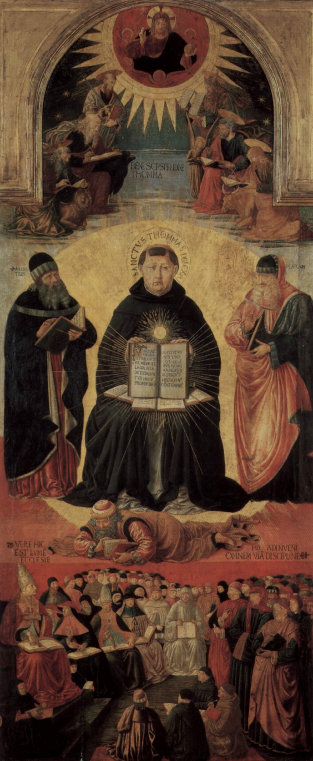 The Triumph of St. Thomas Aquinas — Беноццо Гоццоли