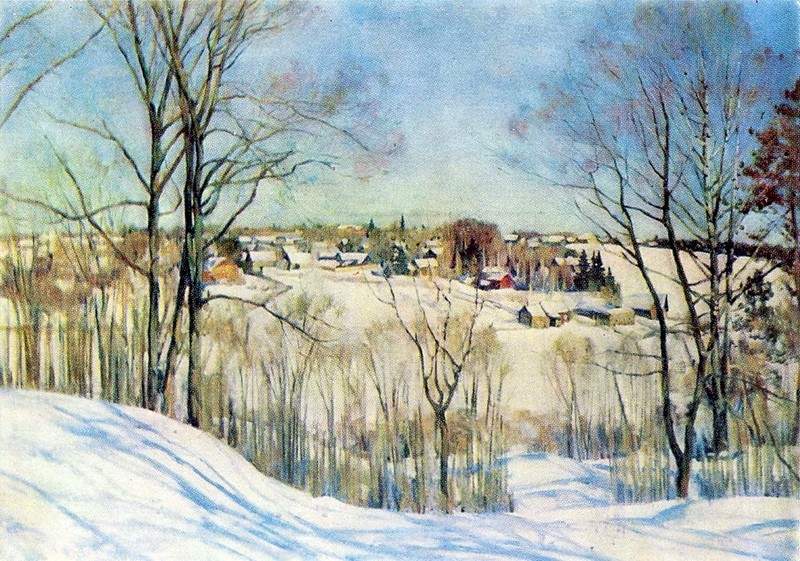 The Winter Day — Константин Юон