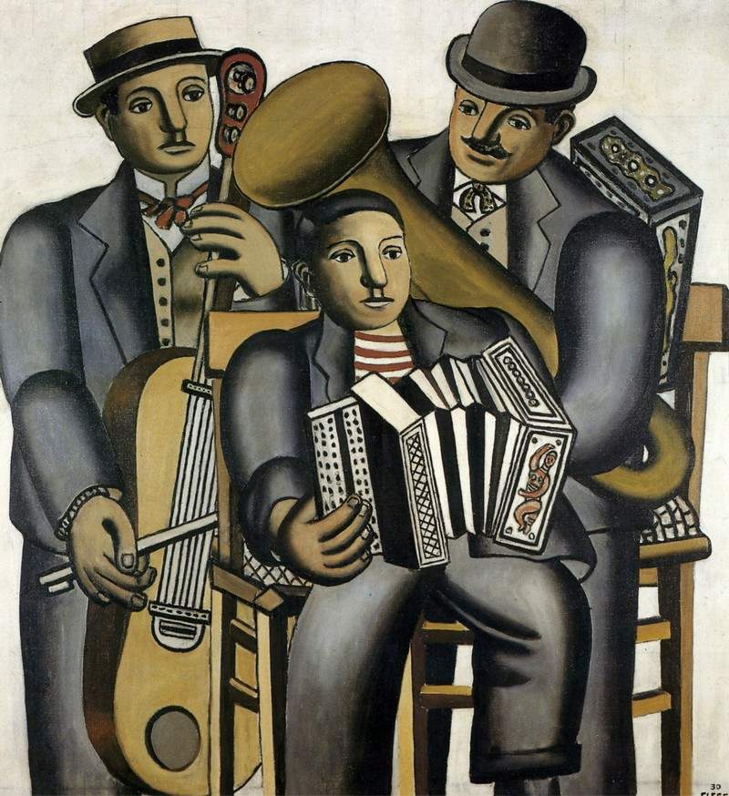 Three musicians — Фернан Леже