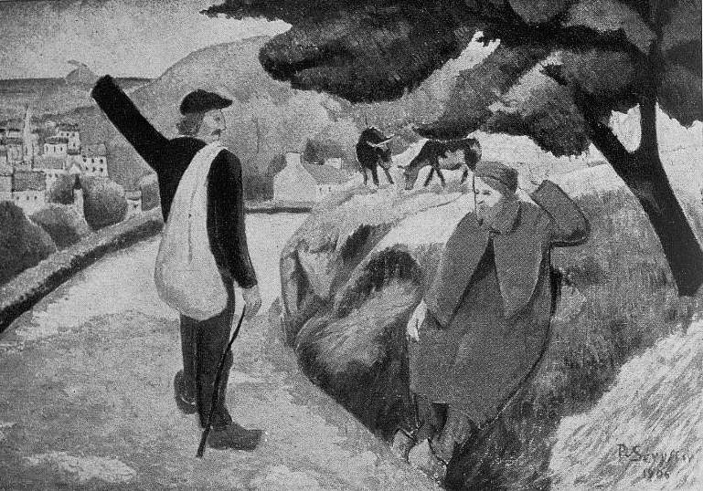Tityrus Meliboea and the departure of Gauguin — Поль Серюзье