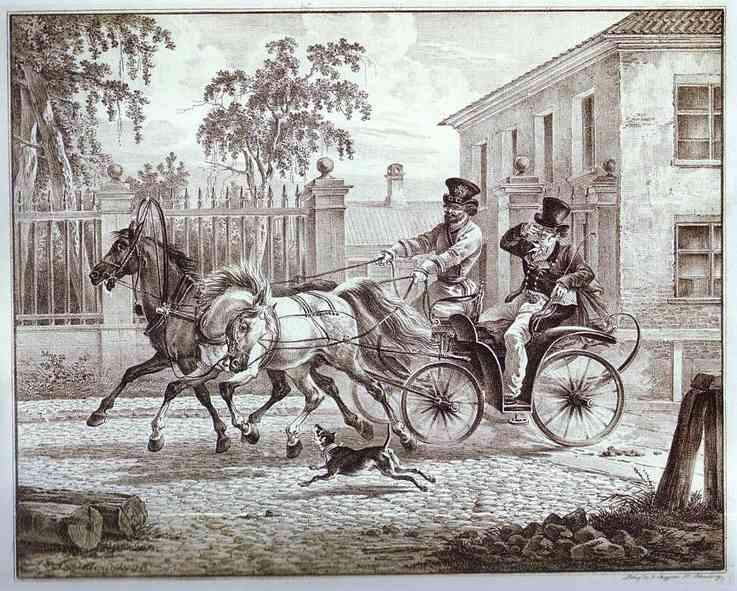 Town Carriage (Droshky) — Александр Орловский
