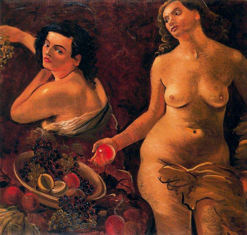 Two naked women and still life — Андре Дерен