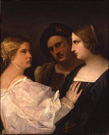 Две дамы и мужчина (Трио) — Джорджоне