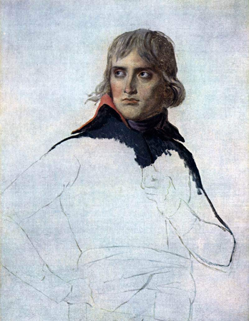 Незаконченный портрет Бонопарта — Жак Луи Давид
