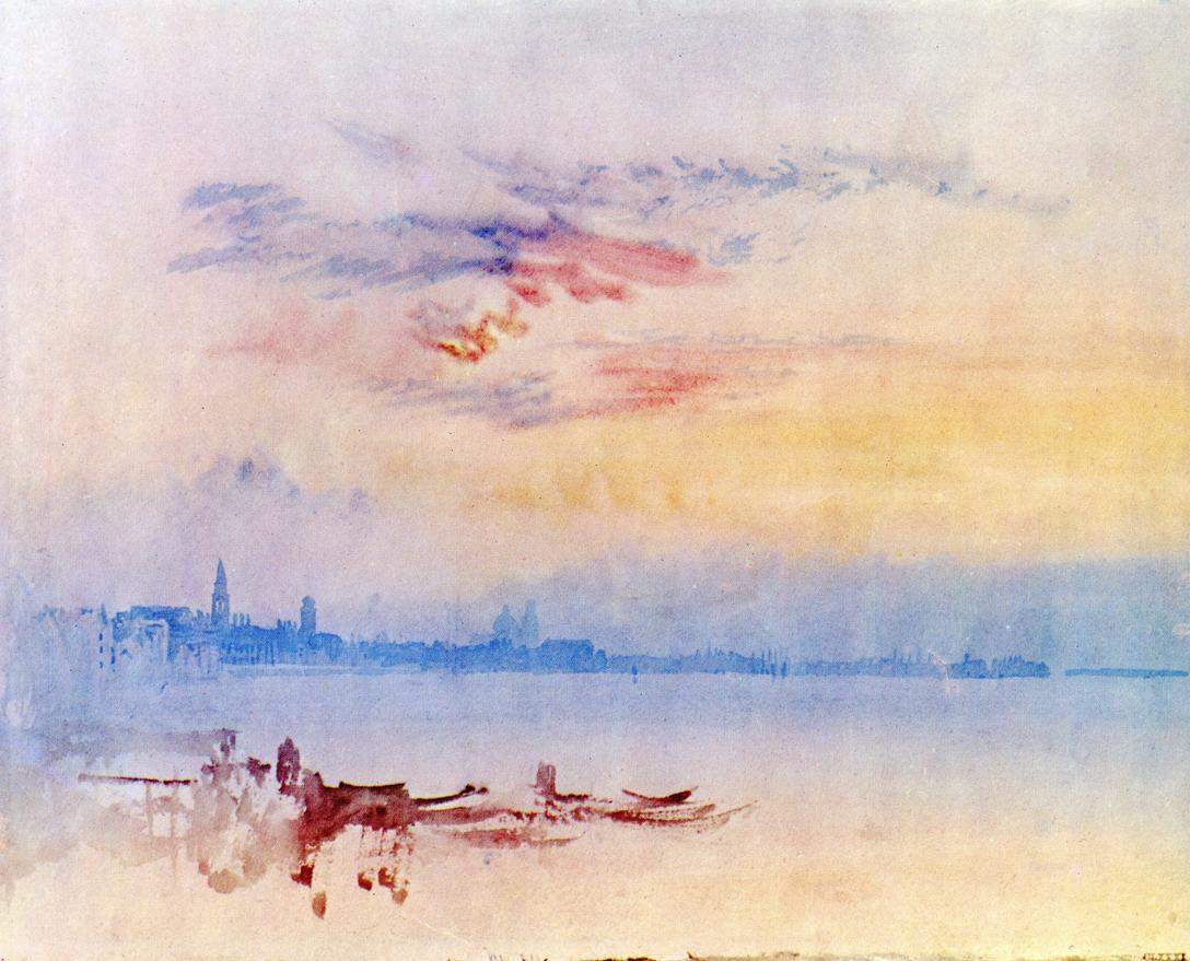 Venice, Looking East from the Guidecca, Sunrise — Уильям Тёрнер