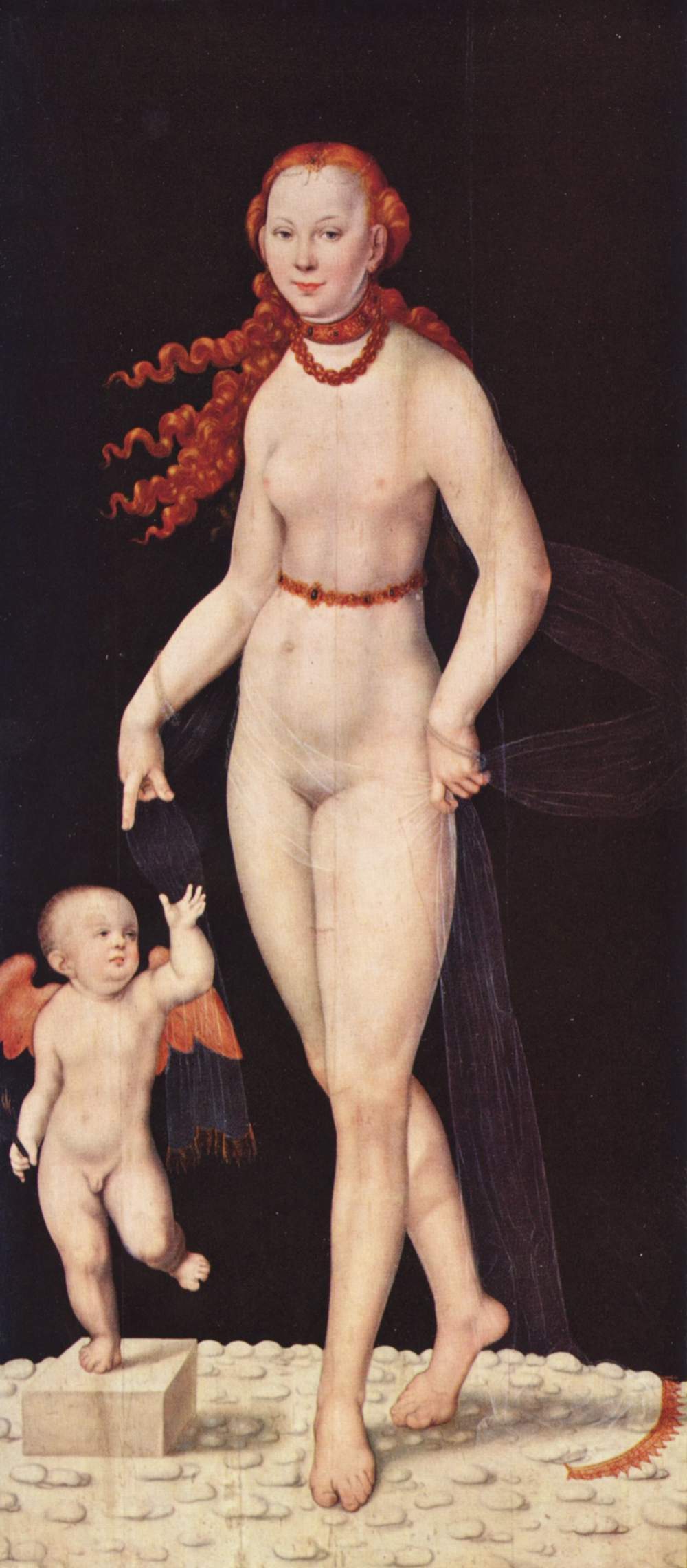 Венера и купидон — Лукас Кранах Старший