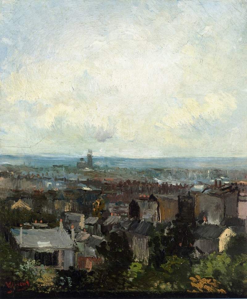 View of Paris from near Montmartre — Винсент Ван Гог