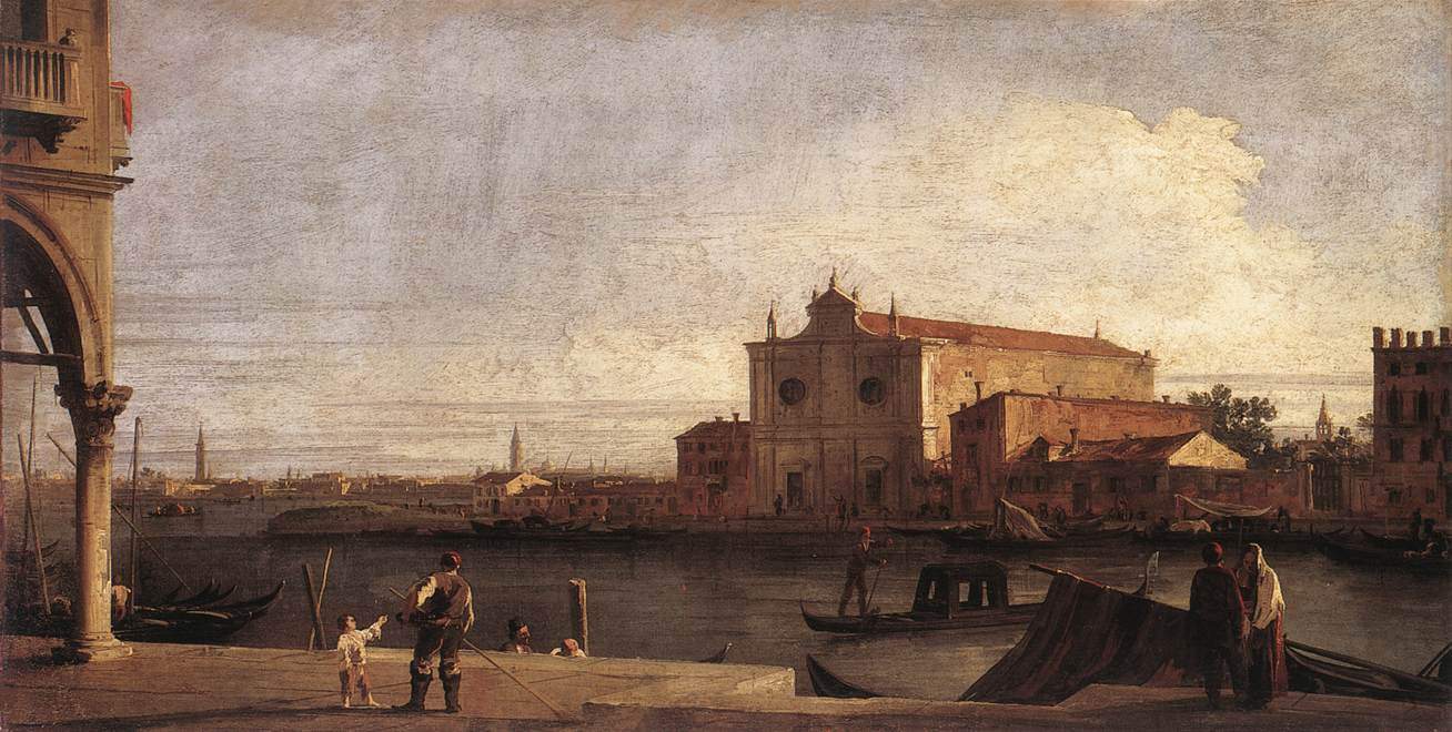 View of San Giovanni dei Battuti at Murano — Каналетто