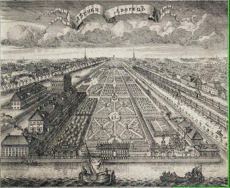 View of the Summer Gardens from the Neva River — Алексей Зубов