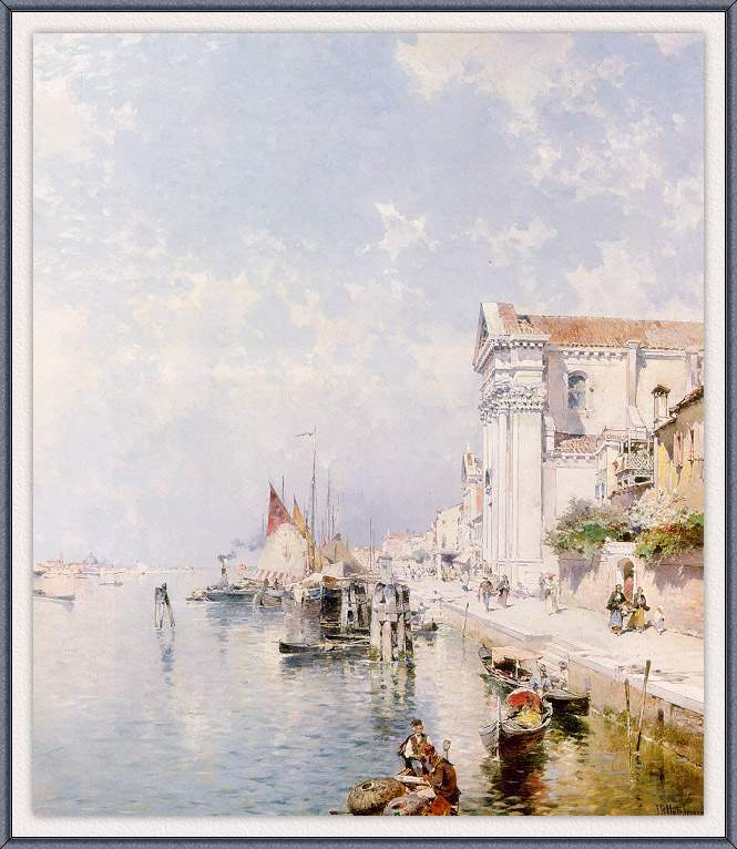 View of the Zatteri Venice — Франц Рихард Унтербергер