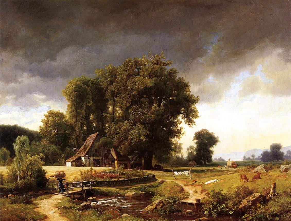 Westphalian Landscape — Альберт Бирштадт