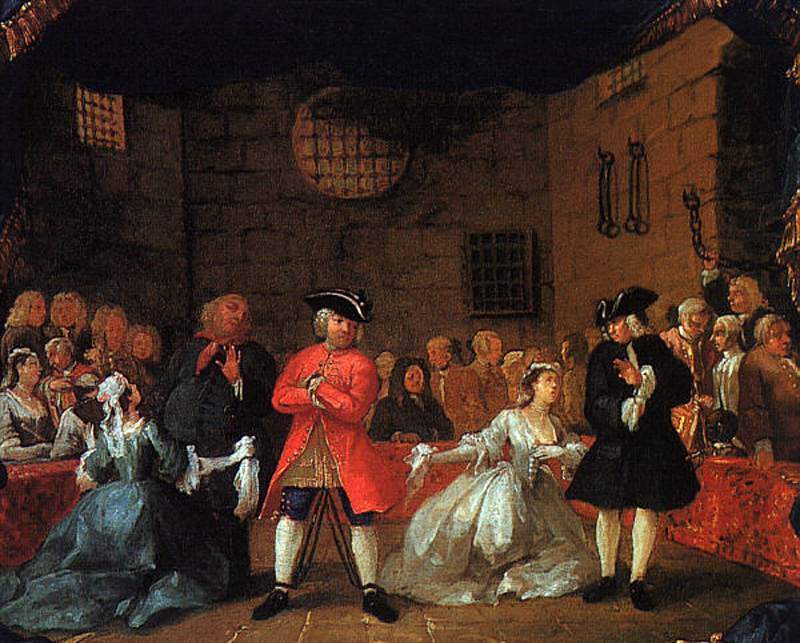 A Scene from the Beggar’s Opera — Уильям Хогарт