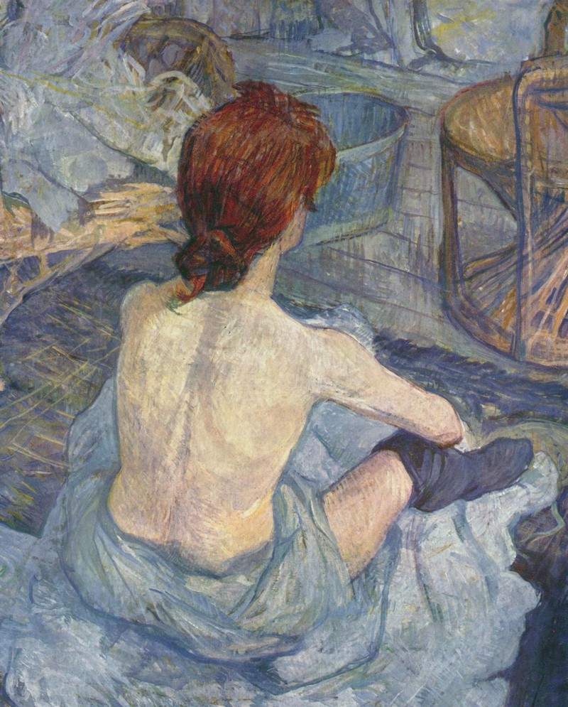 Woman at Her Toil — Анри де Тулуз-Лотрек