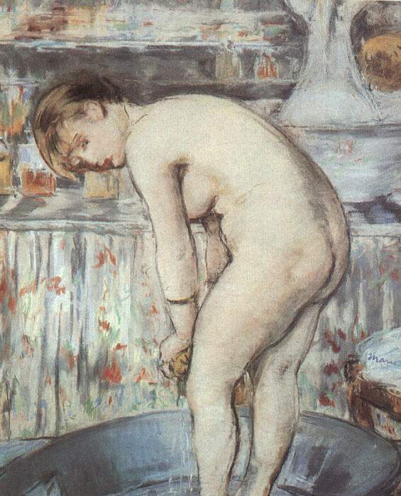 Woman in a tub — Эдуард Мане
