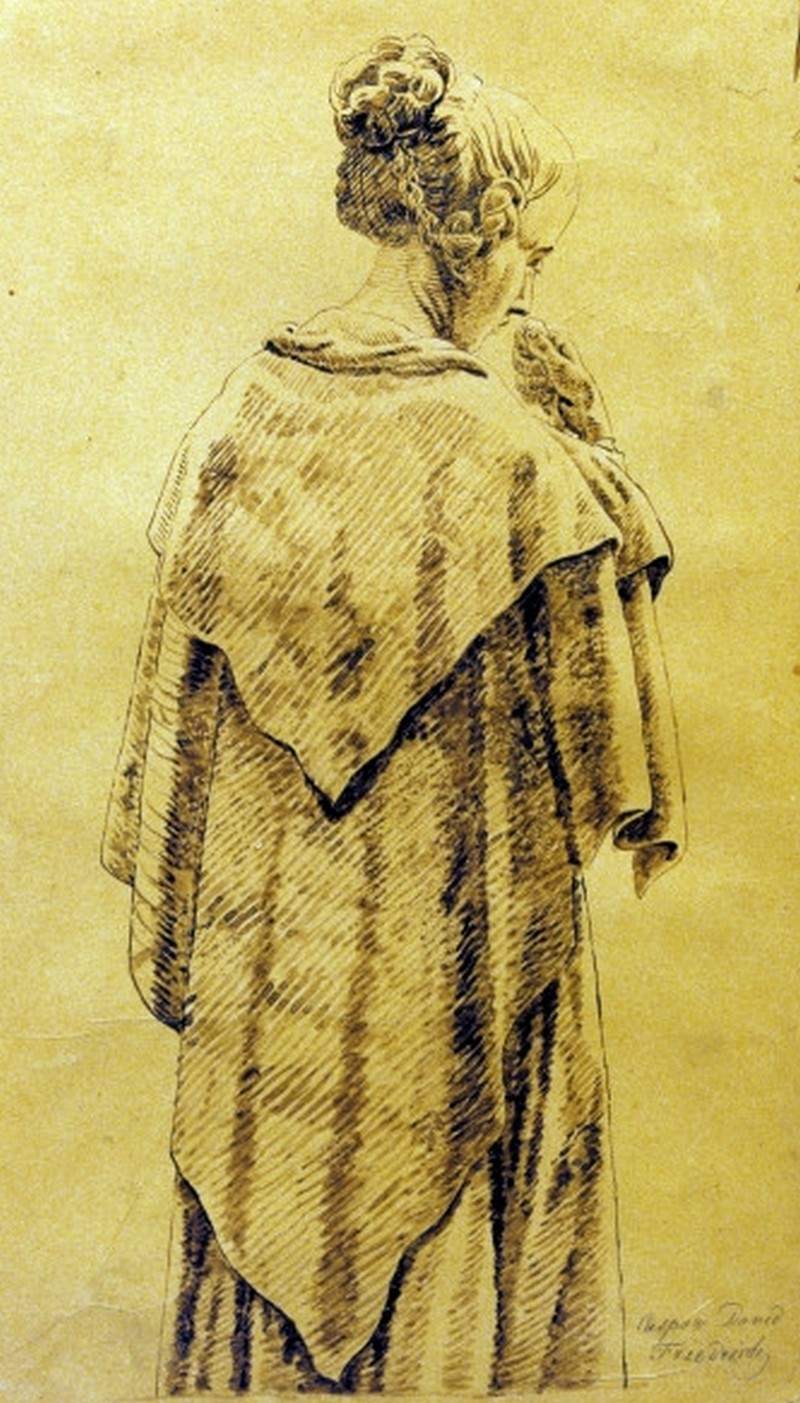 Woman in the cloack — Каспар Давид Фридрих