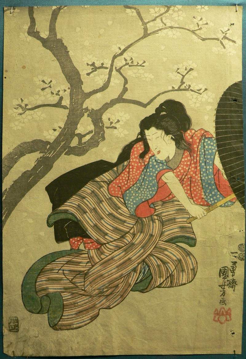 Woman Samurai — Утагава Куниёси