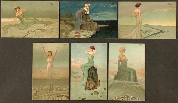 Women dominating landscapes — Рафаэль Кирхнер