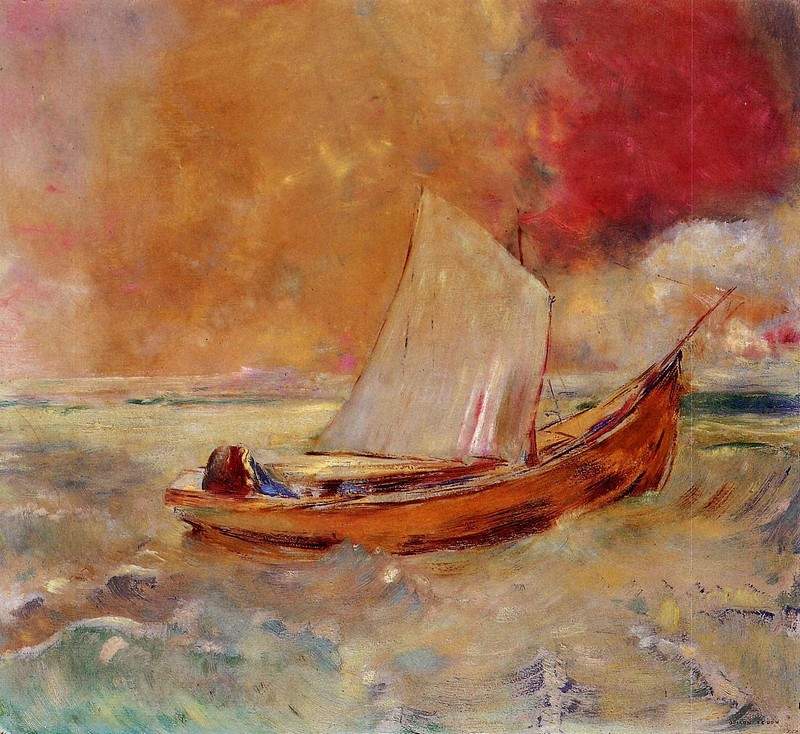 Yellow Boat — Одилон Редон