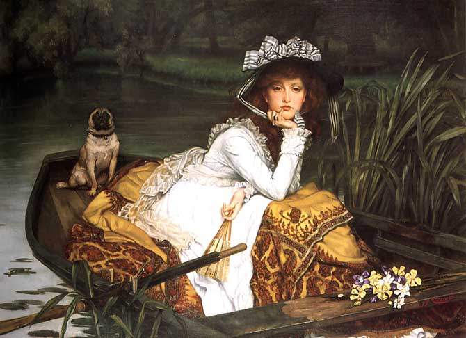 Young Lady In A Boat — Джеймс Тиссо