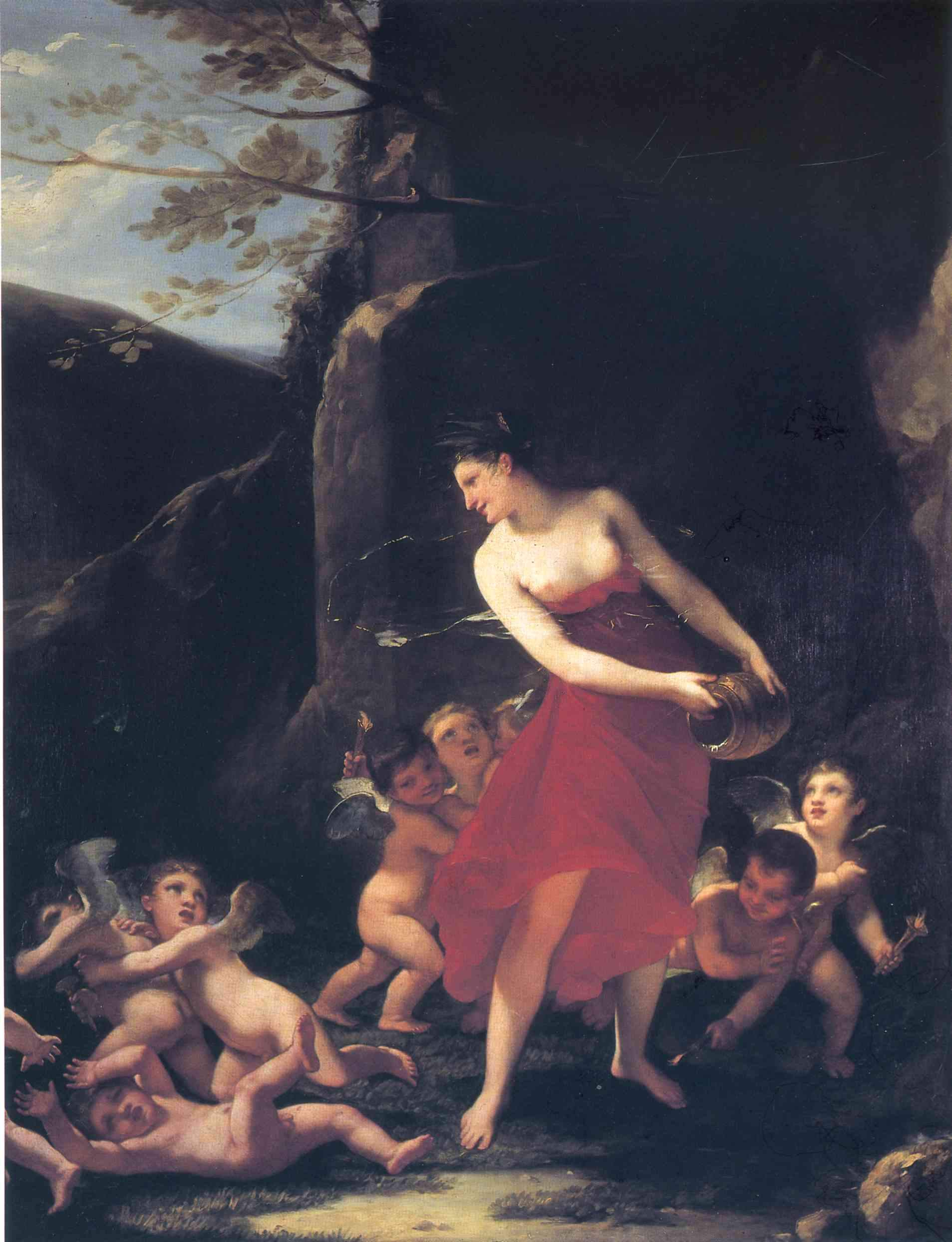 Young Naiad Tickled by the Cupids — Пьер Поль Прюдон