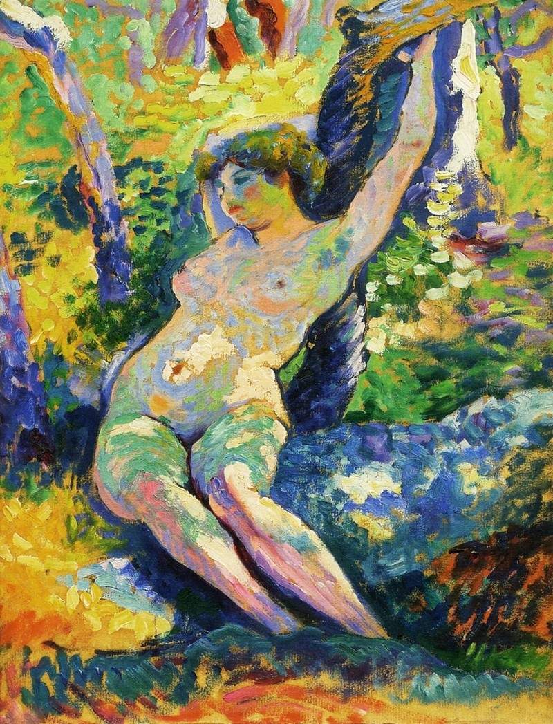 Young Woman (Study for The Clearing) — Анри Эдмон Кросс